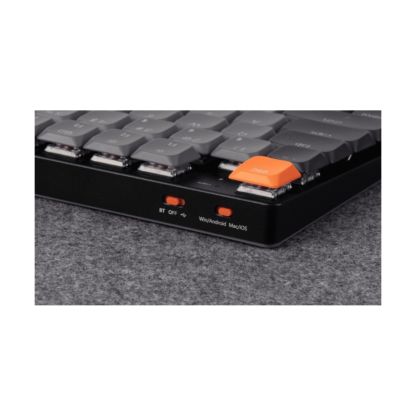 Keychron K5 V2 K5X-B3 QMK Wireless Low-Profile Mechanical Keyboard Brown Switch RGB US (Boxed)