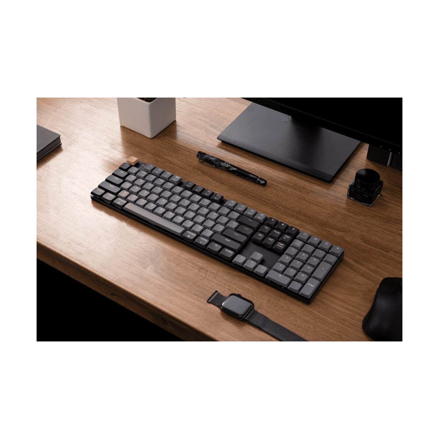 Keychron K5 V2 K5X-B3 QMK Wireless Low-Profile Mechanical Keyboard Brown Switch RGB US (Boxed)