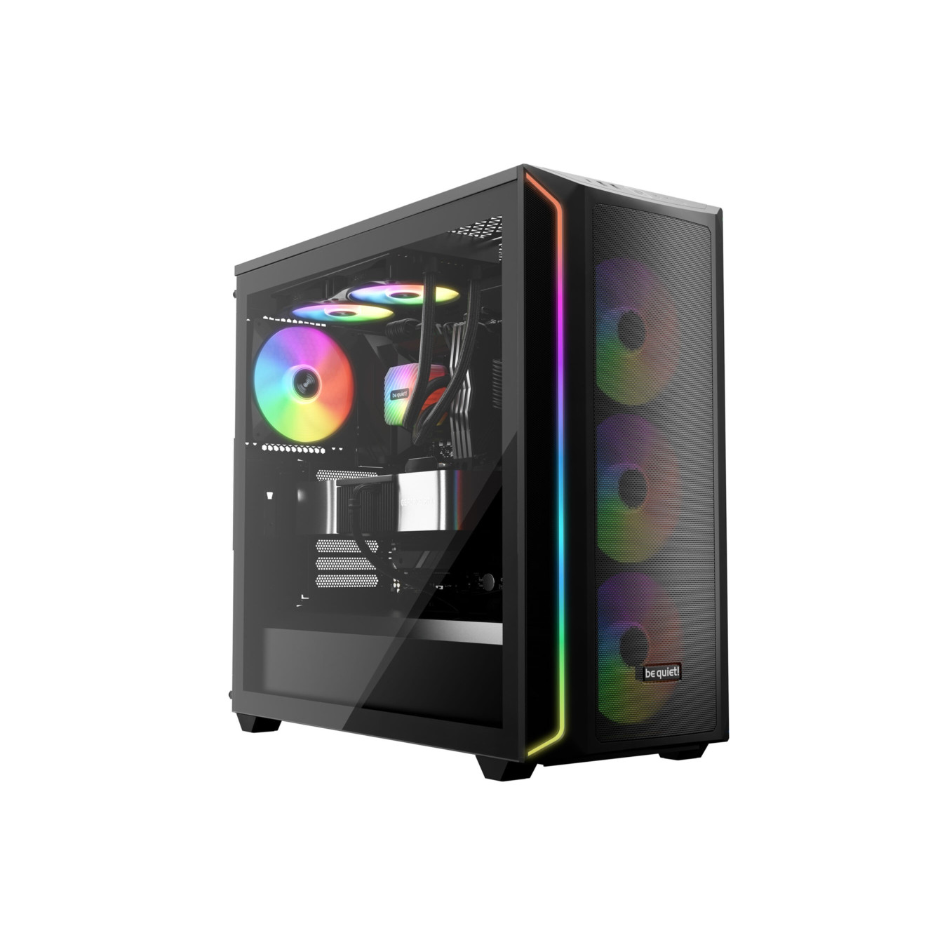 Be Quiet Light Wings LX 120mm PWM High-Speed Case Fans (3-Pack) - Black, ARGB — Buy in Cyprus with Fast Delivery