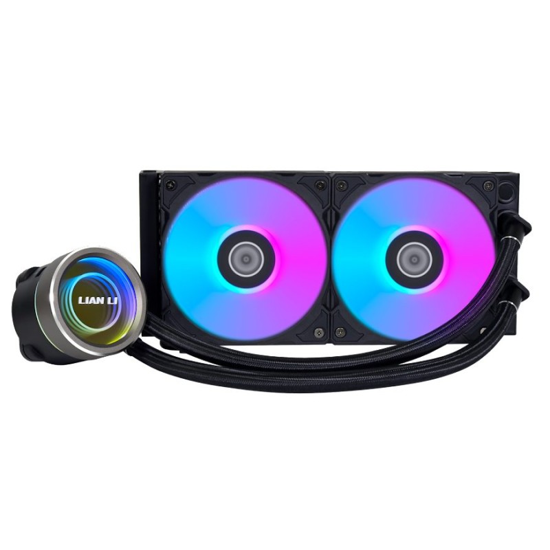 Lian Li Galahad II Trinity Black 240 - AIO CPU Liquid Cooler with ARGB SL-INF Fans - GA2T24B (Boxed)