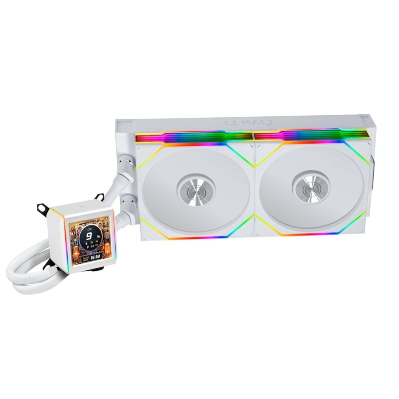 Lian Li Galahad II LCD Wireless White 280 TL AIO CPU Cooler AM5/AM4 LGA1851/1700 (Boxed) — Buy in Cyprus with Fast Delivery