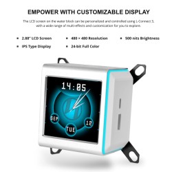 Buy Lian Li Galahad II LCD Wireless White - 280 TL - AIO Water Cooler - AM5 AM4 ... in Cyprus, Nicosia, Limassol, Larnaka, Pafos