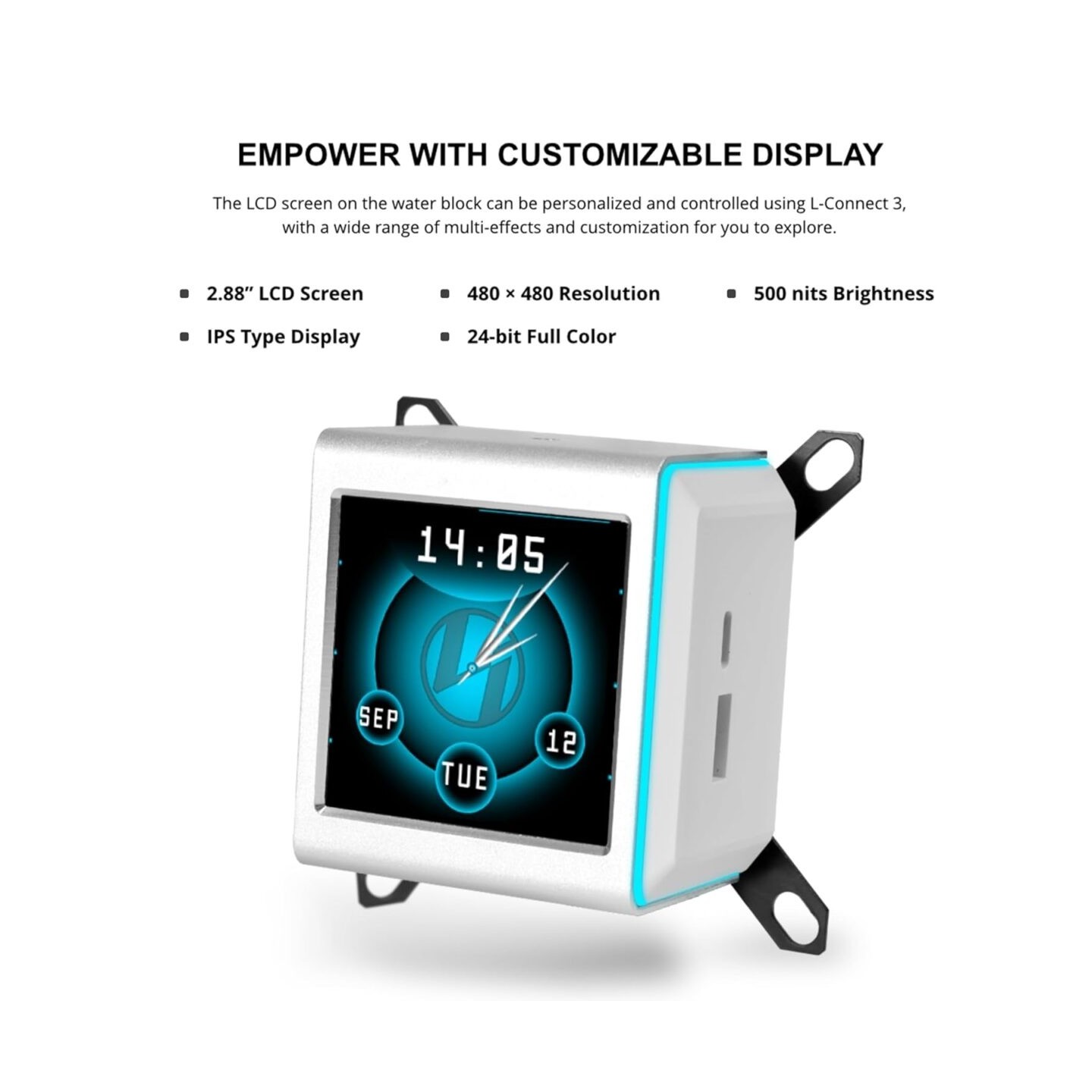 Lian Li Galahad II LCD Wireless White 280 TL AIO CPU Cooler AM5/AM4 LGA1851/1700 (Boxed) — Buy in Cyprus with Fast Delivery