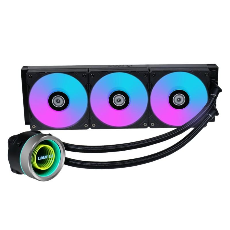 Buy Lian Li Galahad II Trinity - 360 - Black, AIO GPU Liquid Cooler with ARGB Fans in Cyprus, Nicosia, Limassol, Larnaka, Pafos