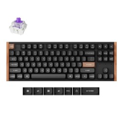 Keychron K8 HE K8H-F1 Special Wood Edition Wireless Magnetic Hall Effect RGB Keyboard 80% US (Boxed)