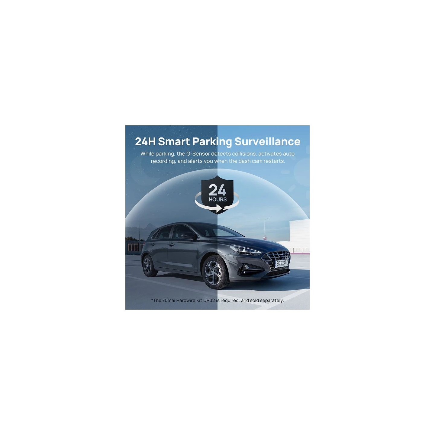 70mai Dash Cam - A200 - Dash Cam with Screen - 1080P 60FPS 130FOV 500mAh Car Camera — Buy in Cyprus with Fast Delivery