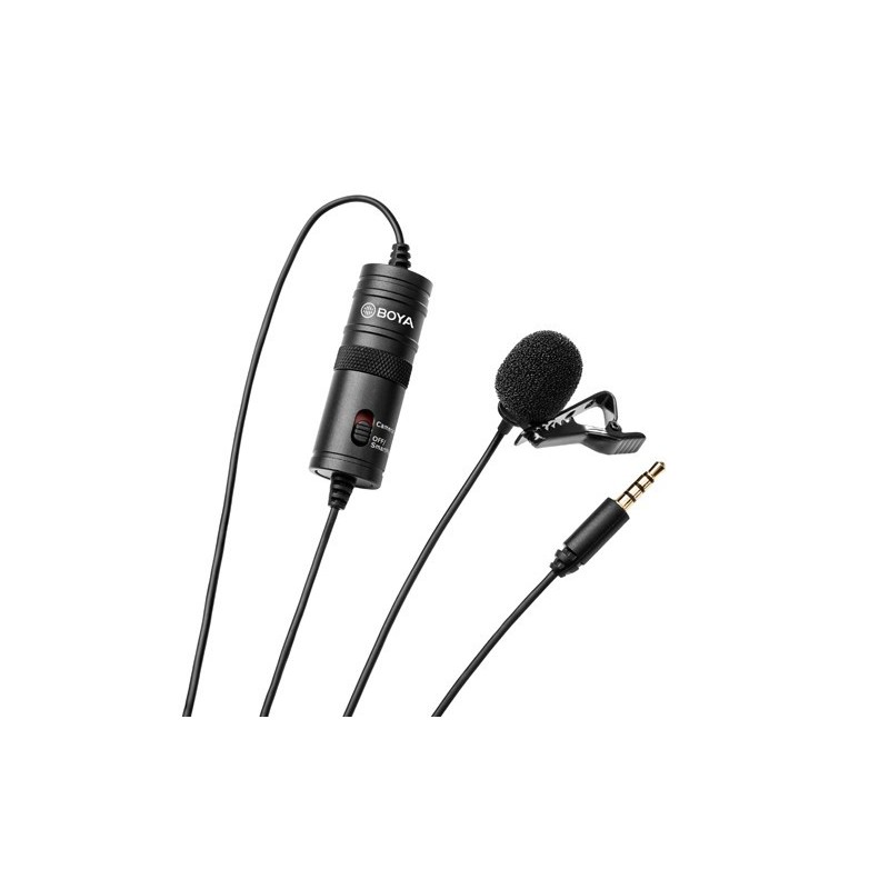Buy BOYA wired mic Universal Lavalier Microphone - BY-M1 - wired mic Universal L... in Cyprus, Nicosia, Limassol, Larnaka, Pafos