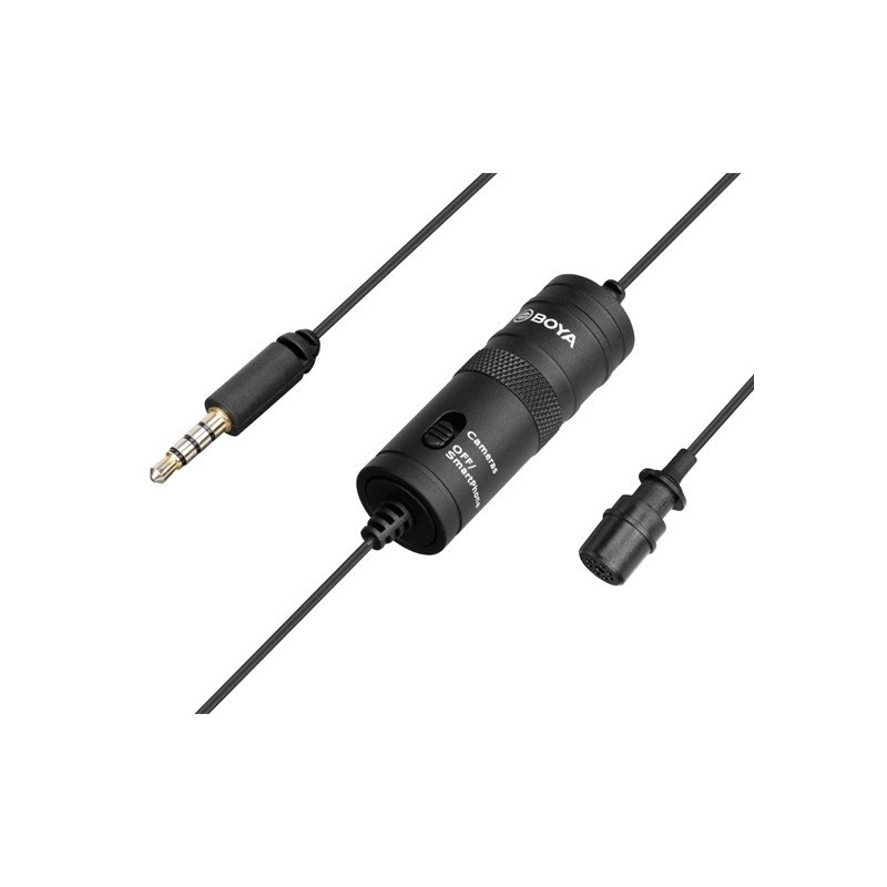 Buy BOYA wired mic Universal Lavalier Microphone - BY-M1 - wired mic Universal L... in Cyprus, Nicosia, Limassol, Larnaka, Pafos