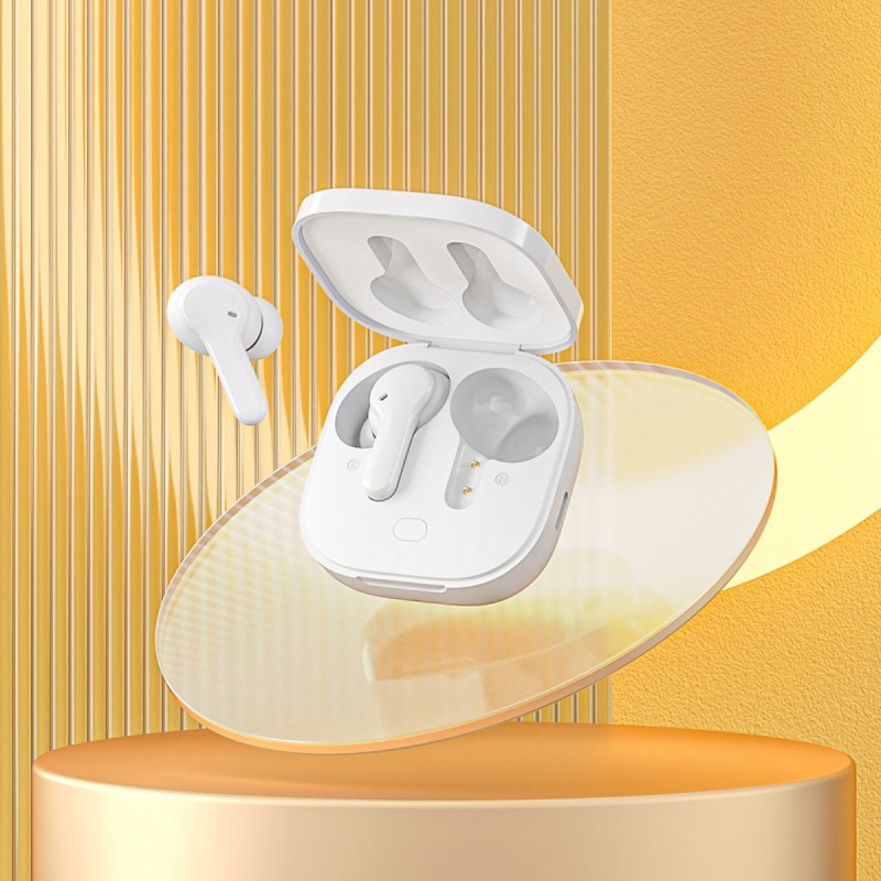 Buy QCY Earbuds - T13 - TWS WHITE Dual Driver 4-mic noise cancel. True Wireless ... in Cyprus, Nicosia, Limassol, Larnaka, Pafos