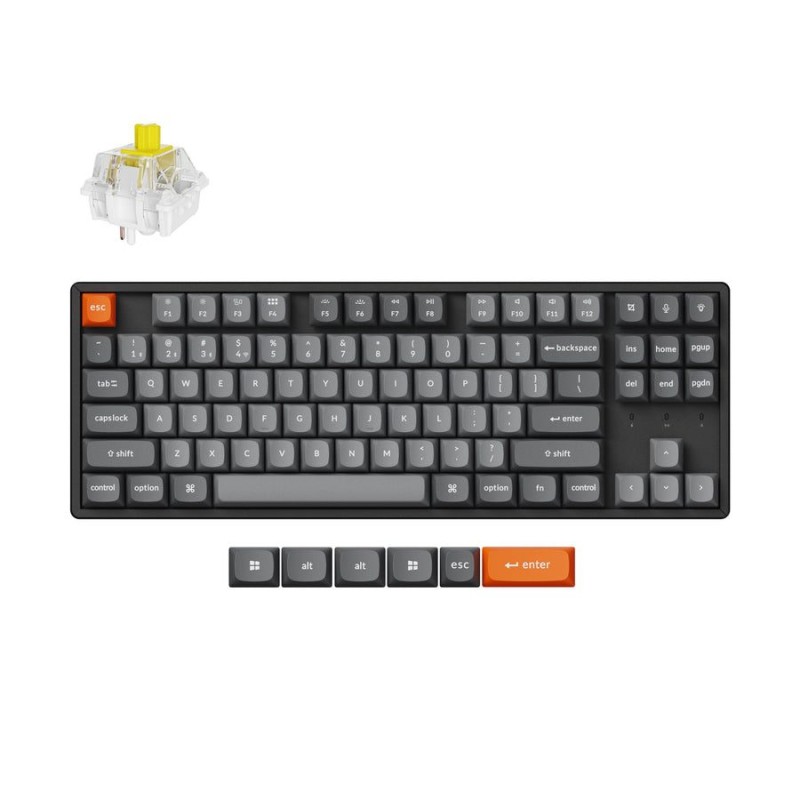 Buy Keychron K8 Max - K8M-J4 - QMK Wireless Mechanical Keyboard Banana Sw. Hot S... in Cyprus, Nicosia, Limassol, Larnaka, Pafos