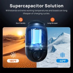 Buy 70mai Dash Cam 4K Omni 360° - X800-2 - Review Full View with Dual Sony STAR... in Cyprus, Nicosia, Limassol, Larnaka, Pafos