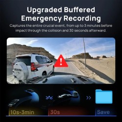 Buy 70mai Dash Cam 4K Omni 360° - X800-2 - Review Full View with Dual Sony STAR... in Cyprus, Nicosia, Limassol, Larnaka, Pafos