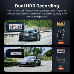 Buy 70mai Dash Cam 4K Omni 360° - X800-2 - Review Full View with Dual Sony STAR... in Cyprus, Nicosia, Limassol, Larnaka, Pafos