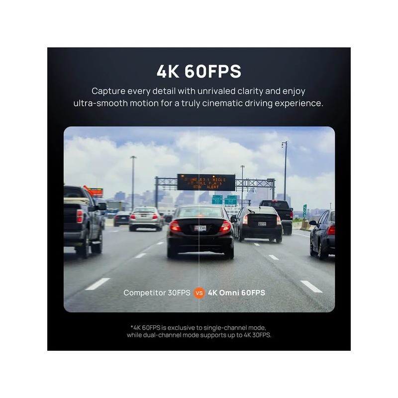 Buy 70mai Dash Cam 4K Omni 360° - X800-2 - Review Full View with Dual Sony STAR... in Cyprus, Nicosia, Limassol, Larnaka, Pafos