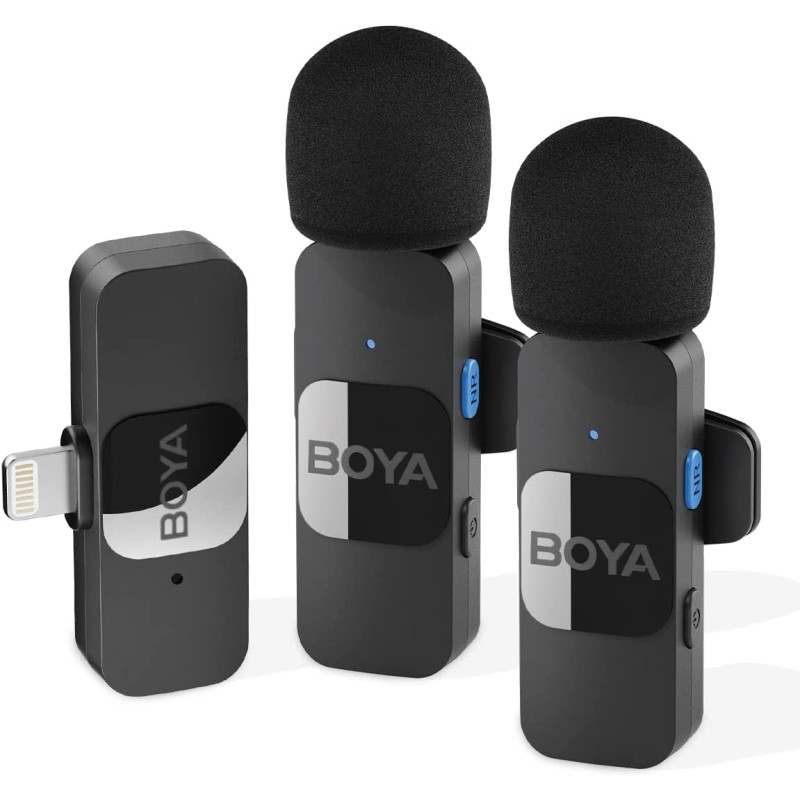 Buy BOYA Lavalier Microphone - BY-V2 - Wireless 2-person Lavalier Microphone for... in Cyprus, Nicosia, Limassol, Larnaka, Pafos