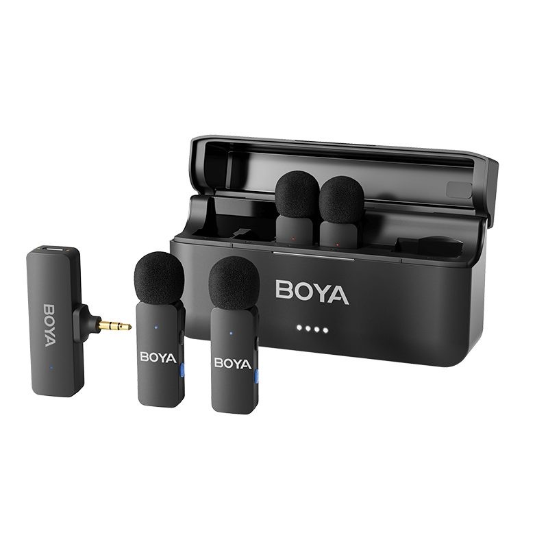 Buy BOYA Wireless Lavalier Microphone - BY-V4 - 4 person 4-channel mini 3.5mm fo... in Cyprus, Nicosia, Limassol, Larnaka, Pafos