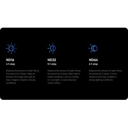 Buy Insta360 ND Filter Set - X5 - ND32 5 f-stop Filter for Bright Conditions, Na... in Cyprus, Nicosia, Limassol, Larnaka, Pafos