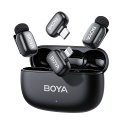Buy BOYA Lightning & Type-C - mini 2 - 2.4GHz 2mic Wireless AI-ANC Mic w. Chargi... in Cyprus, Nicosia, Limassol, Larnaka, Pafos