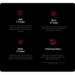 Buy Insta360 ND Filter Set - Ace Pro 2 - ND Filter Set in Cyprus, Nicosia, Limassol, Larnaka, Pafos