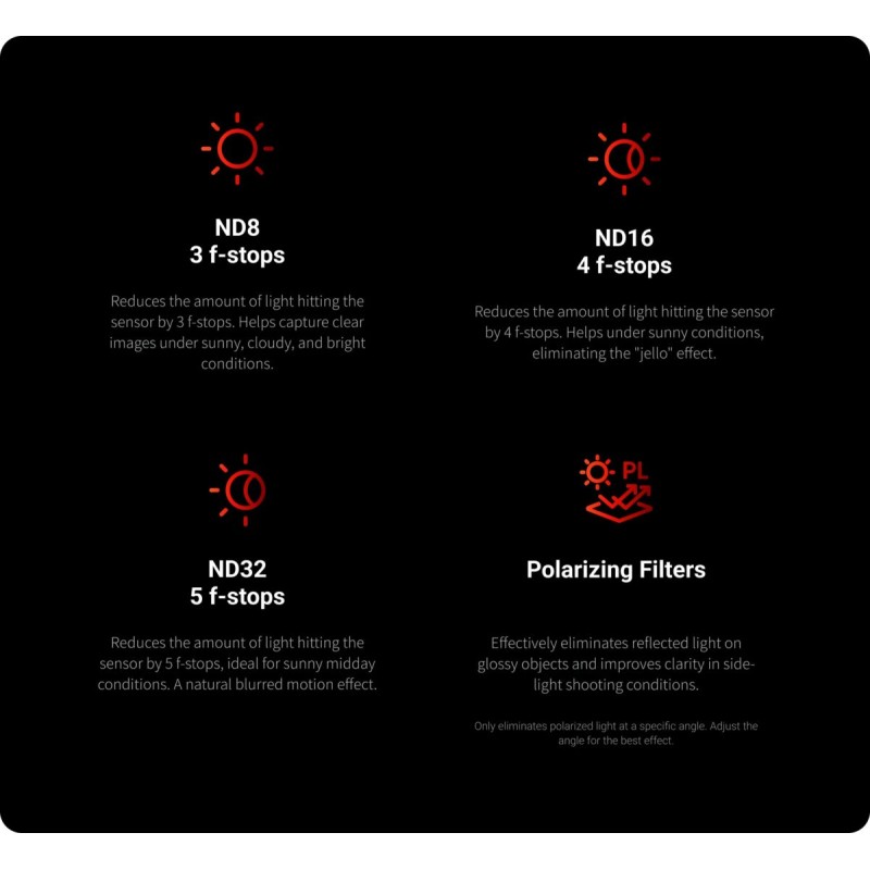 Buy Insta360 ND Filter Set - Ace Pro 2 - ND Filter Set in Cyprus, Nicosia, Limassol, Larnaka, Pafos