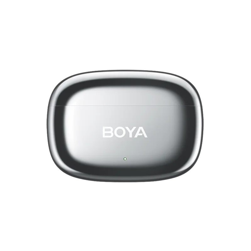 BOYA Wireless Microphone - mini 2 - Lightning & Type-C Space Grey, 2,4GHz 2mic Wireless AI-ANC Mic w. Charging Box