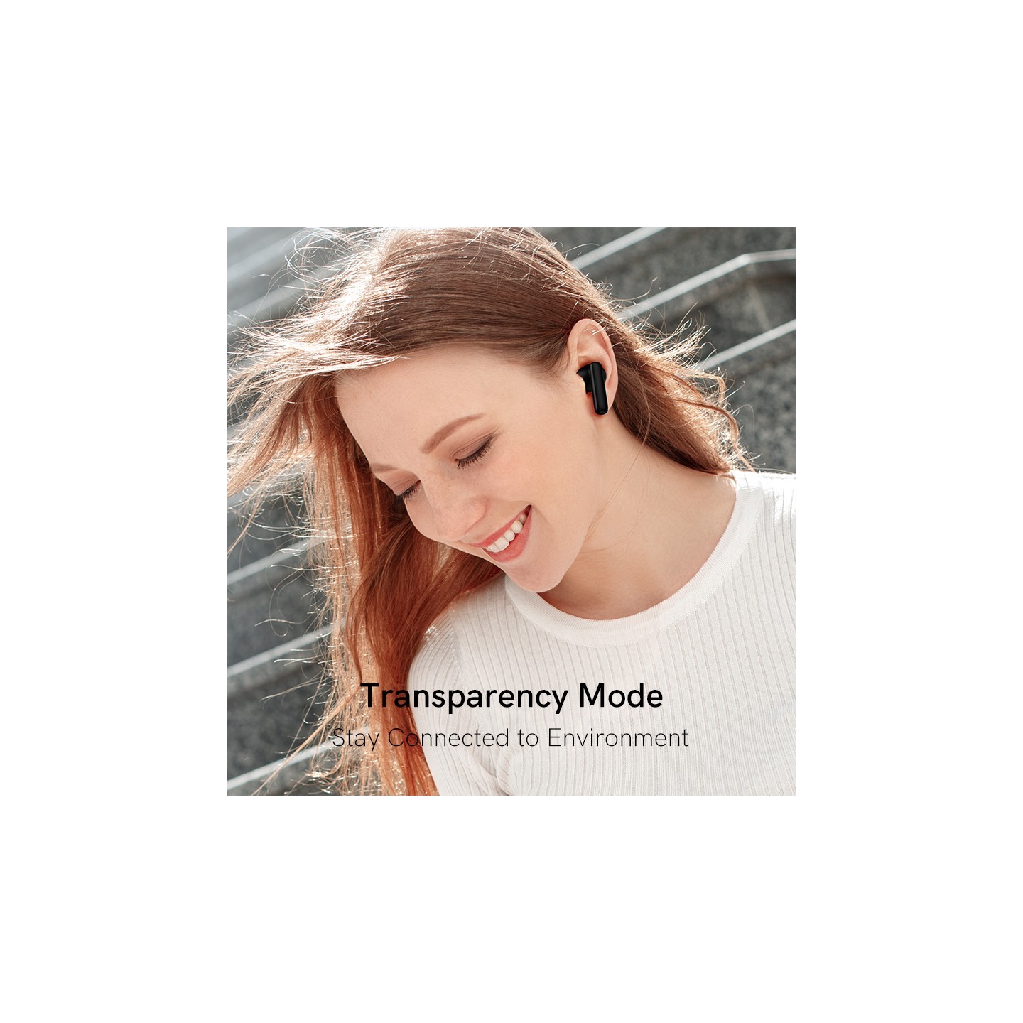 QCY ANC Black - T13 - TWS 10mm Dynamic Driver, 4-mic 28dB ANC, Bluetooth 5.3, 7hr-30hr, 75ms latency