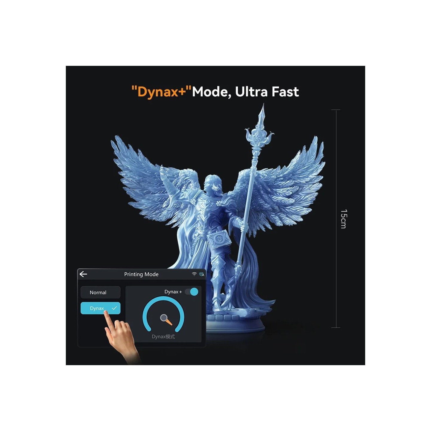 Creality Resin 3d Printer - Halot Mage S - 14k Ultradetailed Resin 3d Printer 223x126x230 LCD, Dynax Motion 150mm s