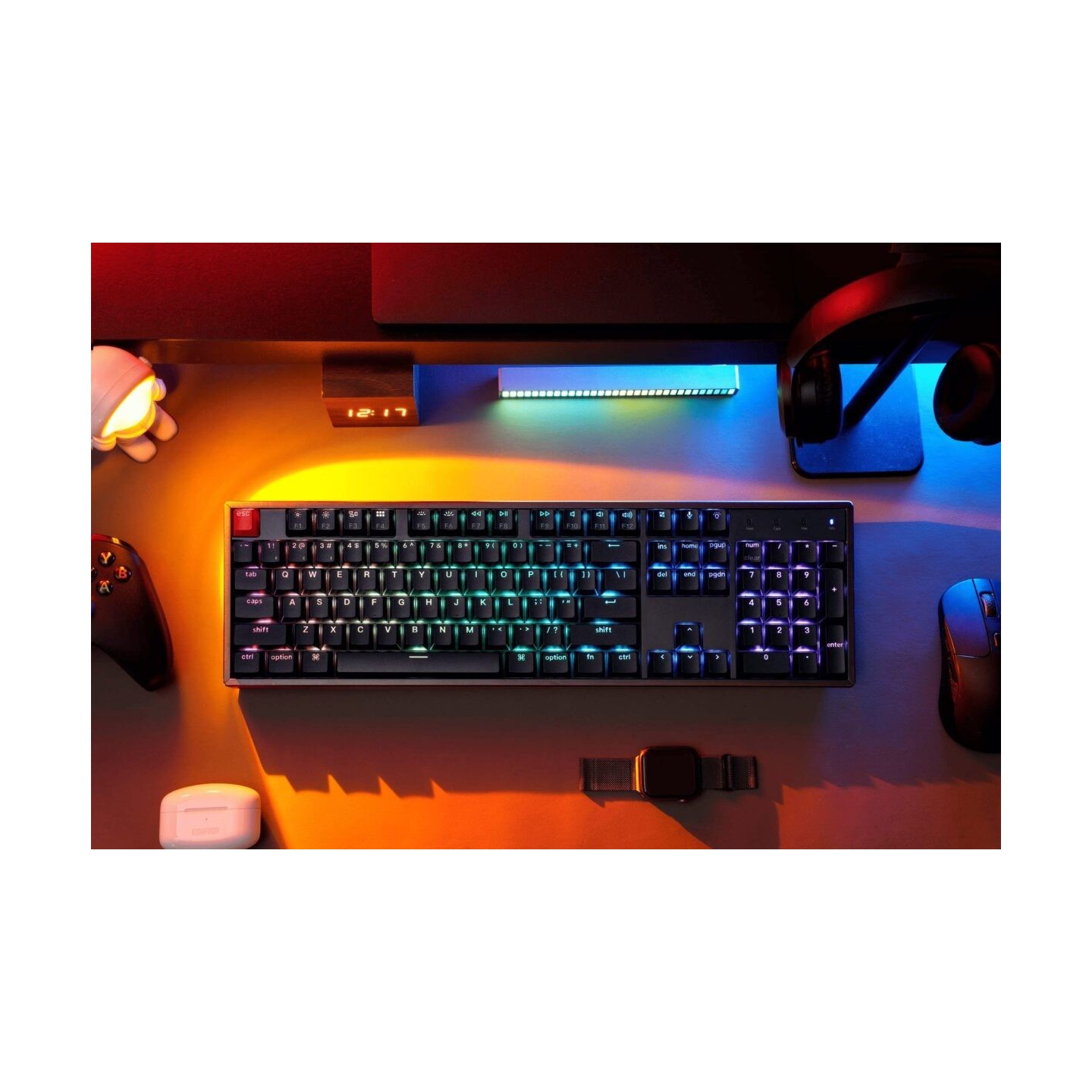 Keychron K10 V2 K10X-B3 QMK Wireless Mech KB Brown Switch RGB 100% US (Boxed) — Buy in Cyprus with Fast Delivery