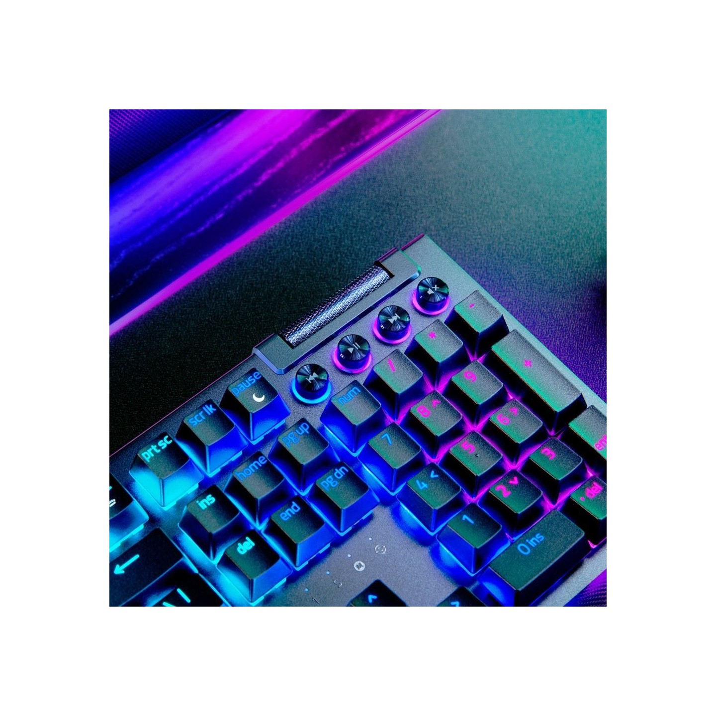 Razer BLACKWIDOW - V4 PRO - Gaming Mechanical RGB Keyboard - Green Clicky Switches - Macros — Buy in Cyprus with Fast Delivery