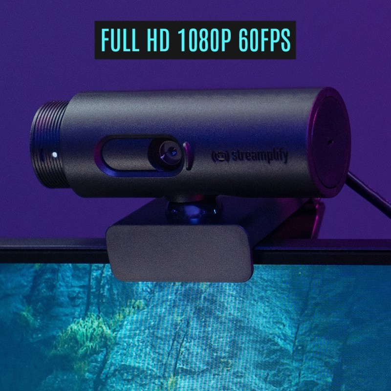 Buy Streamplify CAM Streaming Webcam - Full HD 1080p, 60Hz, Black in Cyprus, Nicosia, Limassol, Larnaka, Pafos