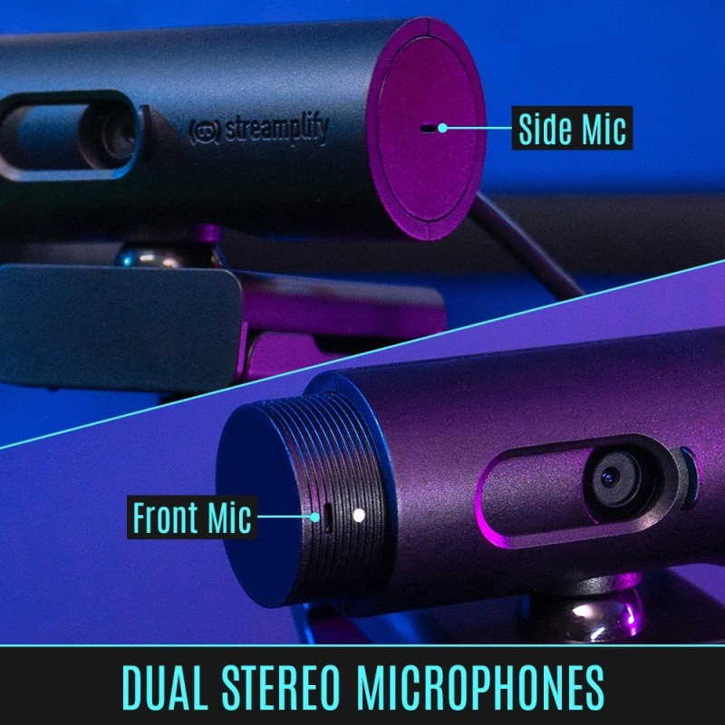 Buy Streamplify CAM Streaming Webcam - Full HD 1080p, 60Hz, Black in Cyprus, Nicosia, Limassol, Larnaka, Pafos