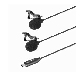 Buy BOYA Dual Mic Lavalier microphone for USB TYPE-C devices - BY-M3D - Dual Mic... in Cyprus, Nicosia, Limassol, Larnaka, Pafos