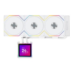 Buy Lian Li Hydroshift II LCD-S - 360TL - White RGB AIO CPU Cooler - 3.4' Screen... in Cyprus, Nicosia, Limassol, Larnaka, Pafos