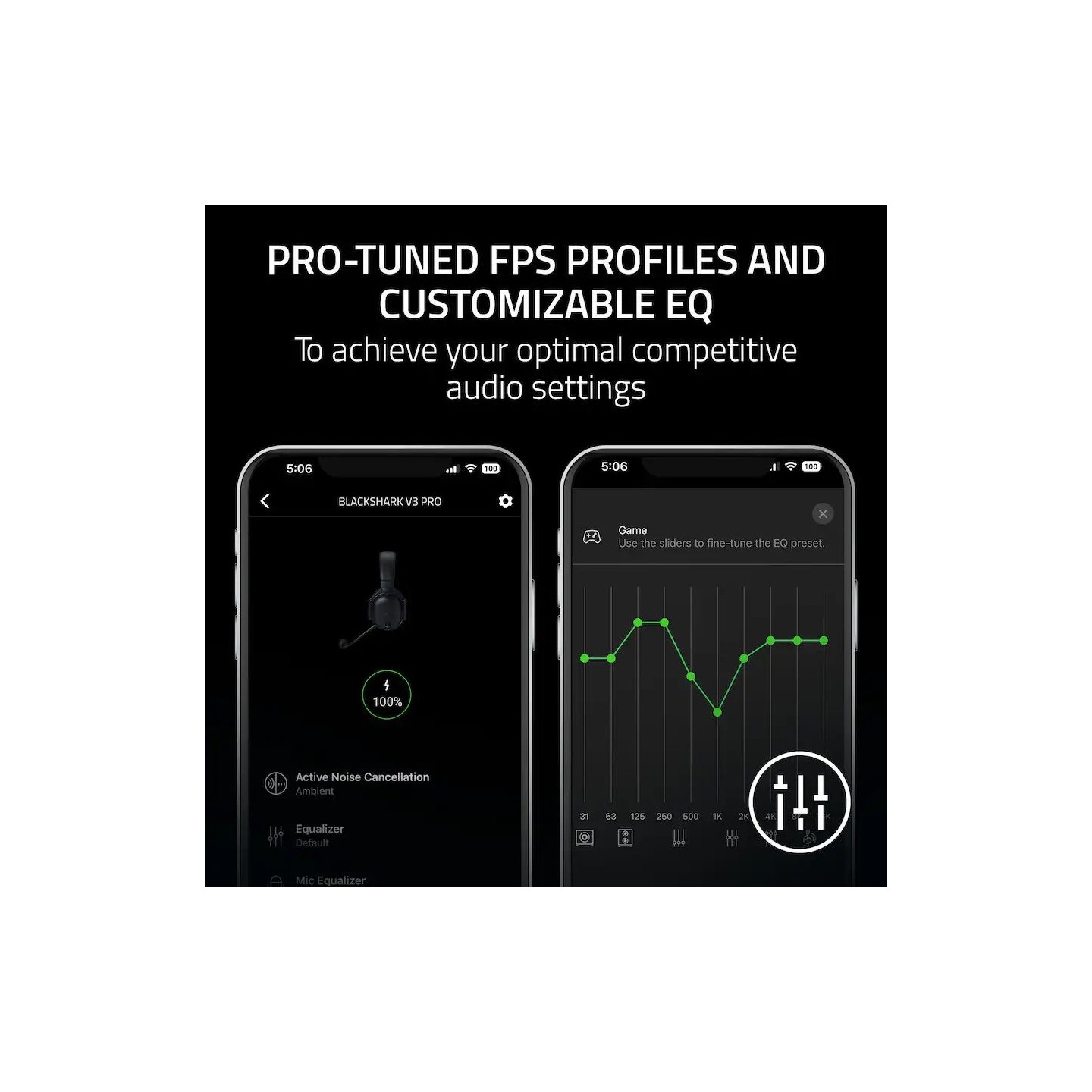 Razer BlackShark V3 Pro PS Black - ANC Wireless Gaming Headset - RZ04-04530100-R3M1 (Boxed) — Buy in Cyprus with Fast Delivery