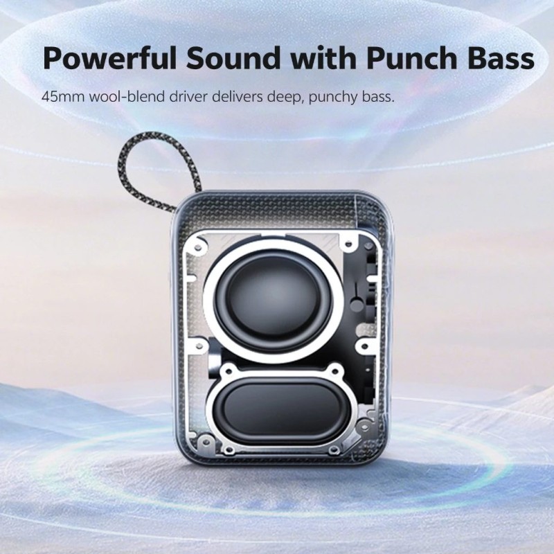 Buy QCY Green Brown - SP2 - Pocket Size IP67 RGB BT Speaker Deep Punch Bass TWS ... in Cyprus, Nicosia, Limassol, Larnaka, Pafos
