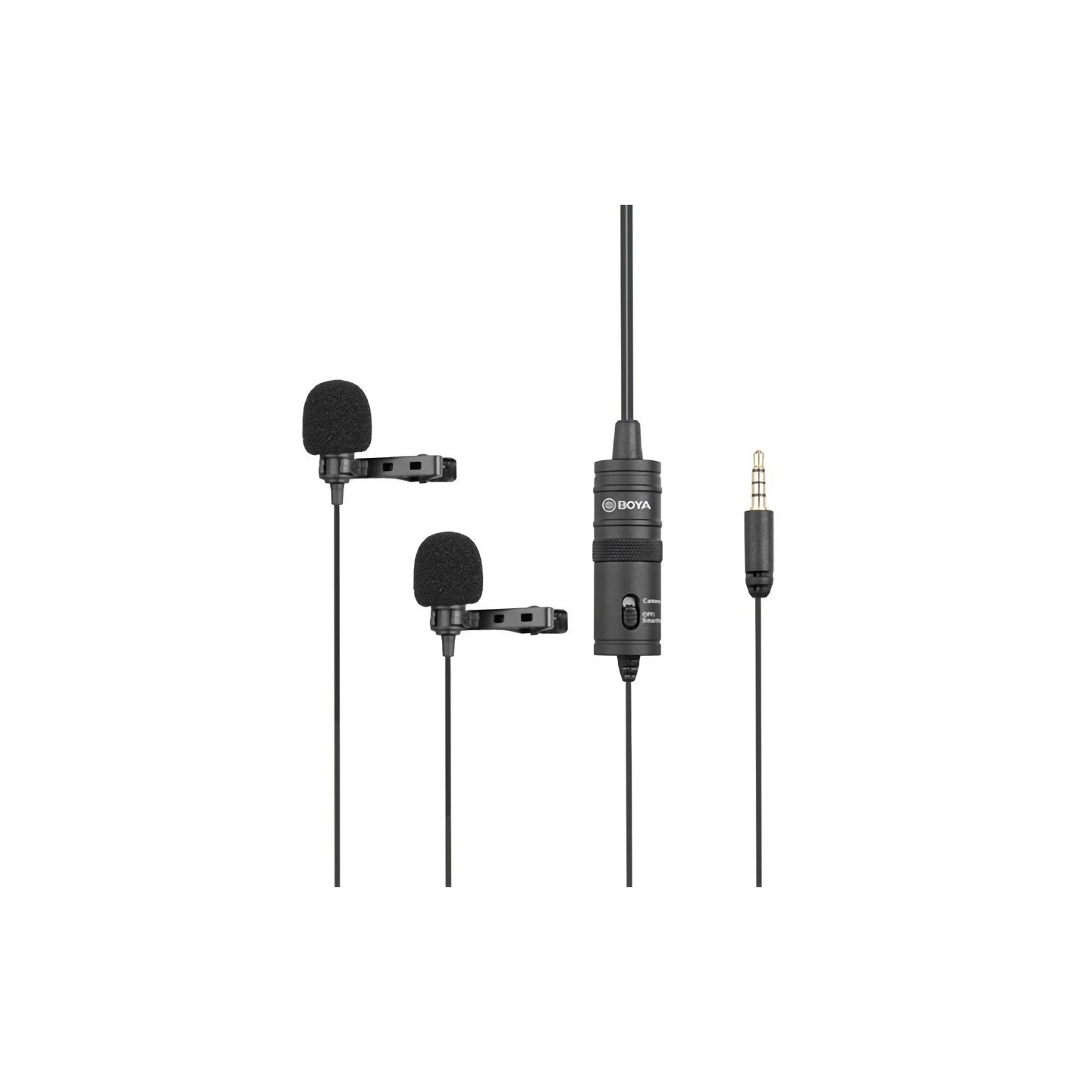 BOYA Dual Lavalier Microphone - BY-M1DM - wired mic — Buy in Cyprus with Fast Delivery
