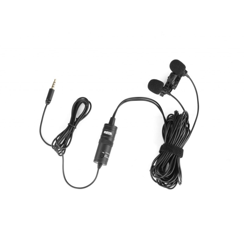 Buy BOYA Dual Lavalier Microphone - BY-M1DM - wired mic in Cyprus, Nicosia, Limassol, Larnaka, Pafos