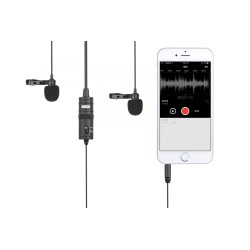 Buy BOYA Dual Lavalier Microphone - BY-M1DM - wired mic in Cyprus, Nicosia, Limassol, Larnaka, Pafos
