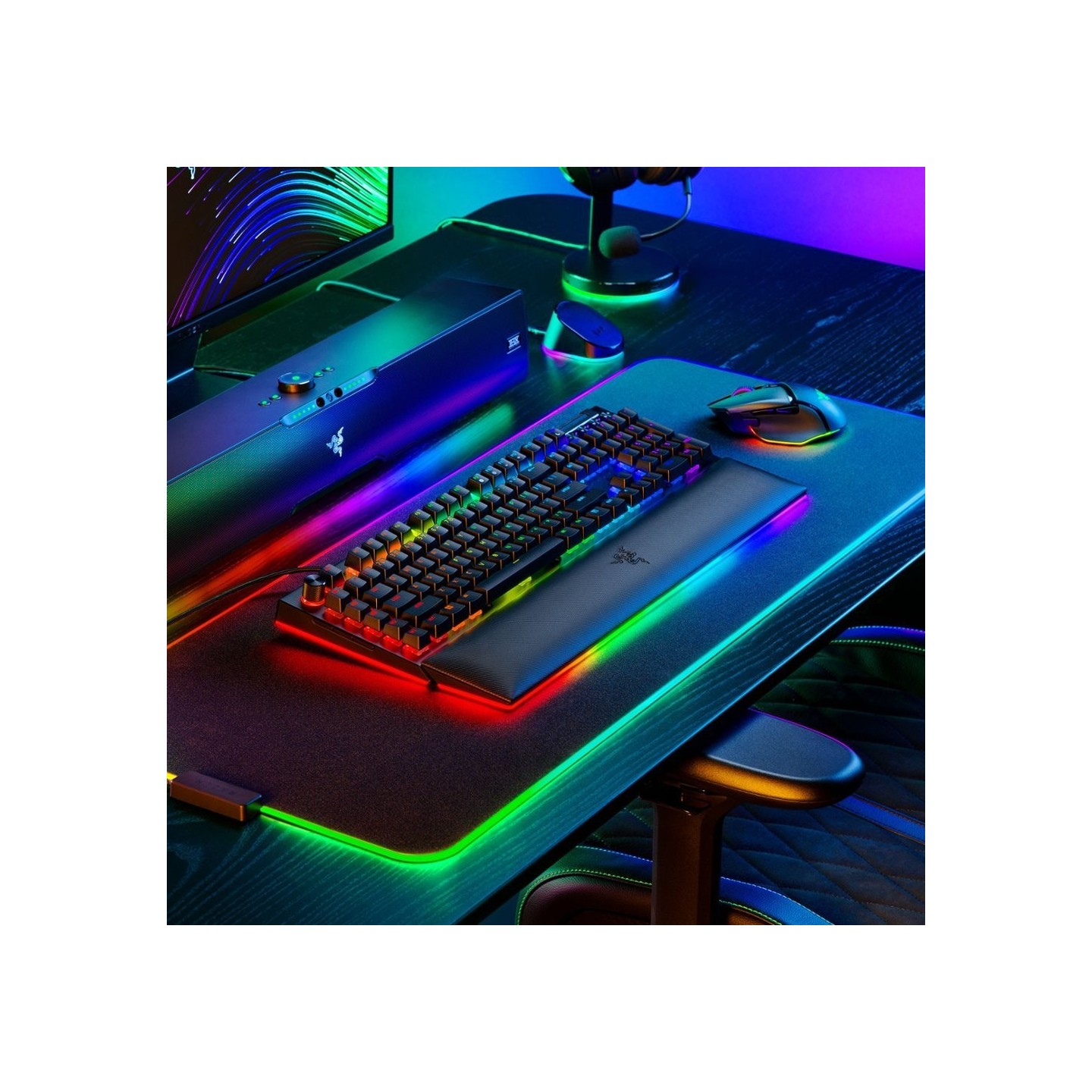 Razer BlackWidow V4 Pro Yellow Switch Gaming Keyboard - RGB, Macros, 8000Hz — Armenius Store Cyprus