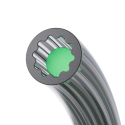 Buy Creality Star-Shaped Low-Resistance PTFE Tube 1m - for all FDM printers in Cyprus, Nicosia, Limassol, Larnaka, Pafos