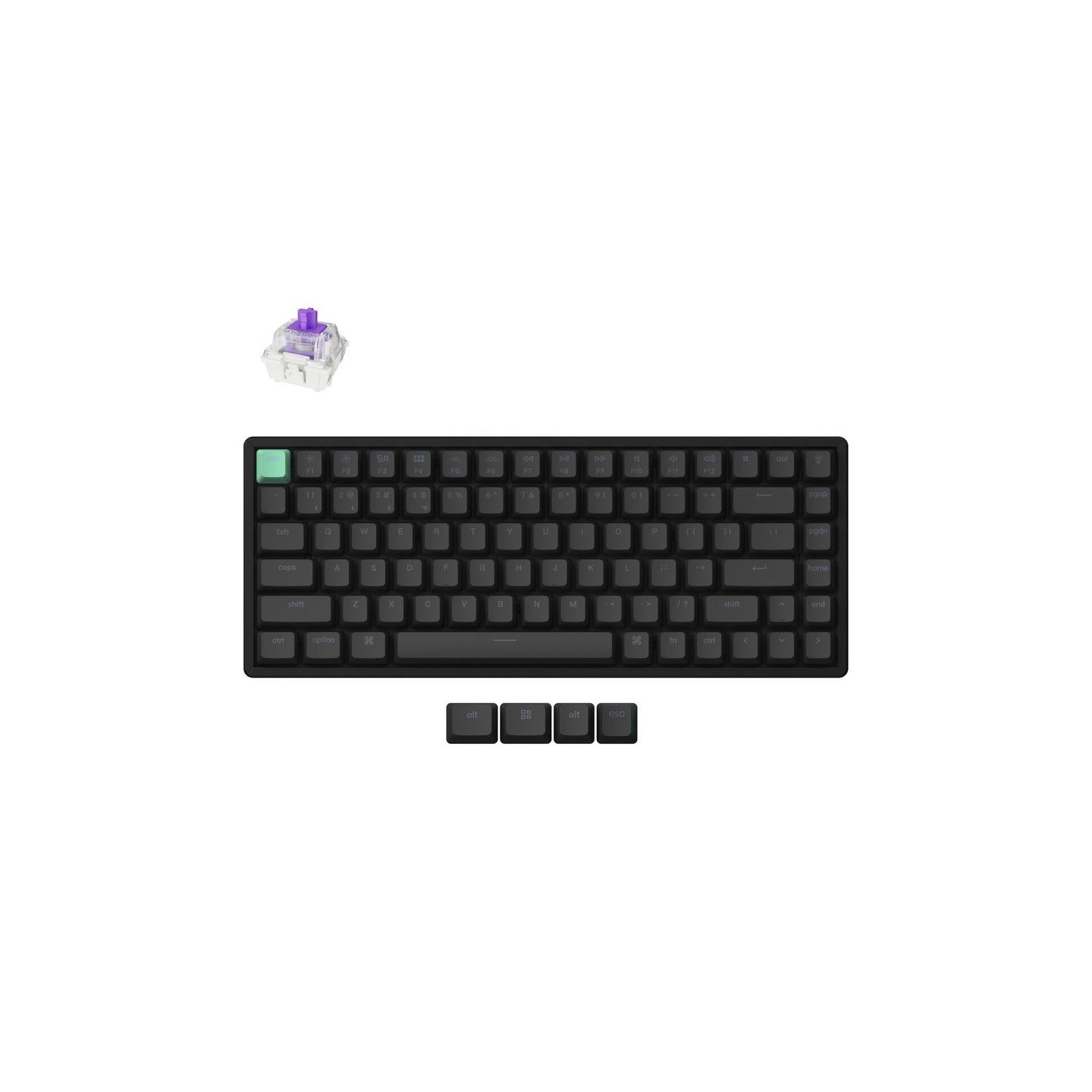 Keychron K2 HE K2H-J1 Wireless Magnetic Hall Effect RGB 75% US Keyboard (Boxed) — Buy in Cyprus with Fast Delivery