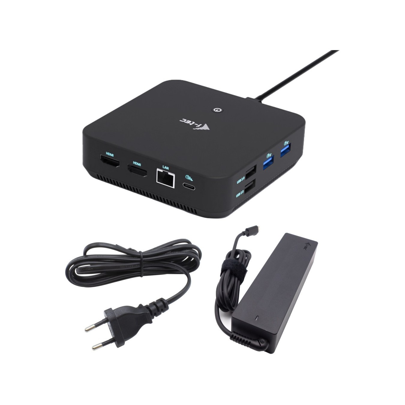 I-TEC USB-C - DS - 2 x HDMI 1x DP 1x GLAN 1x USB-C 3.2 3x USB-A 3.2 2x USB 2.0 1x 3.5mm Audio