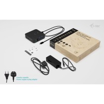 I-TEC USB-C - DS - 2 x HDMI 1x DP 1x GLAN 1x USB-C 3.2 3x USB-A 3.2 2x USB 2.0 1x 3.5mm Audio