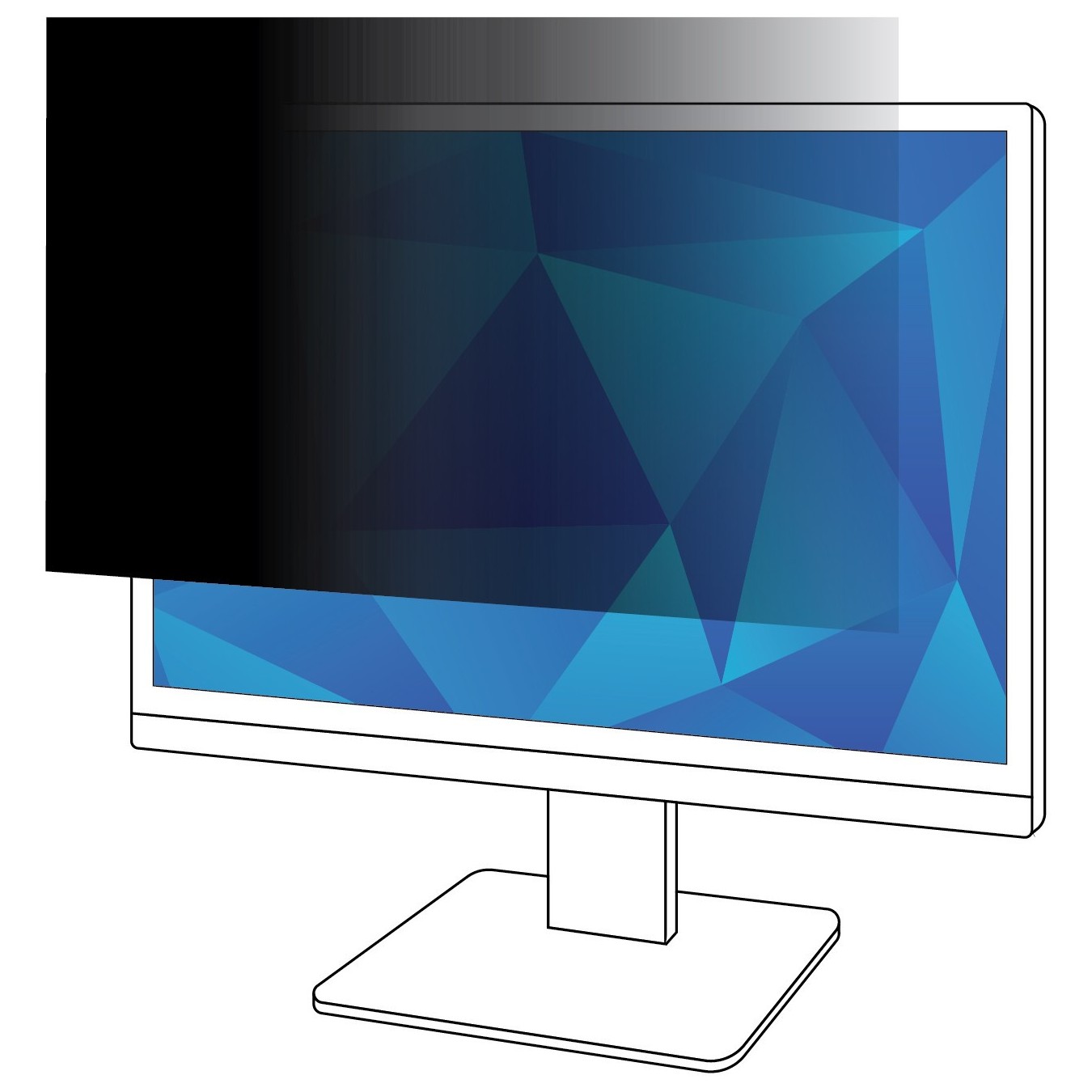 3M Privacy Filter - PF280W9B - Standard Desktop 28.0' 16:9 — Buy in Cyprus with Fast Delivery
