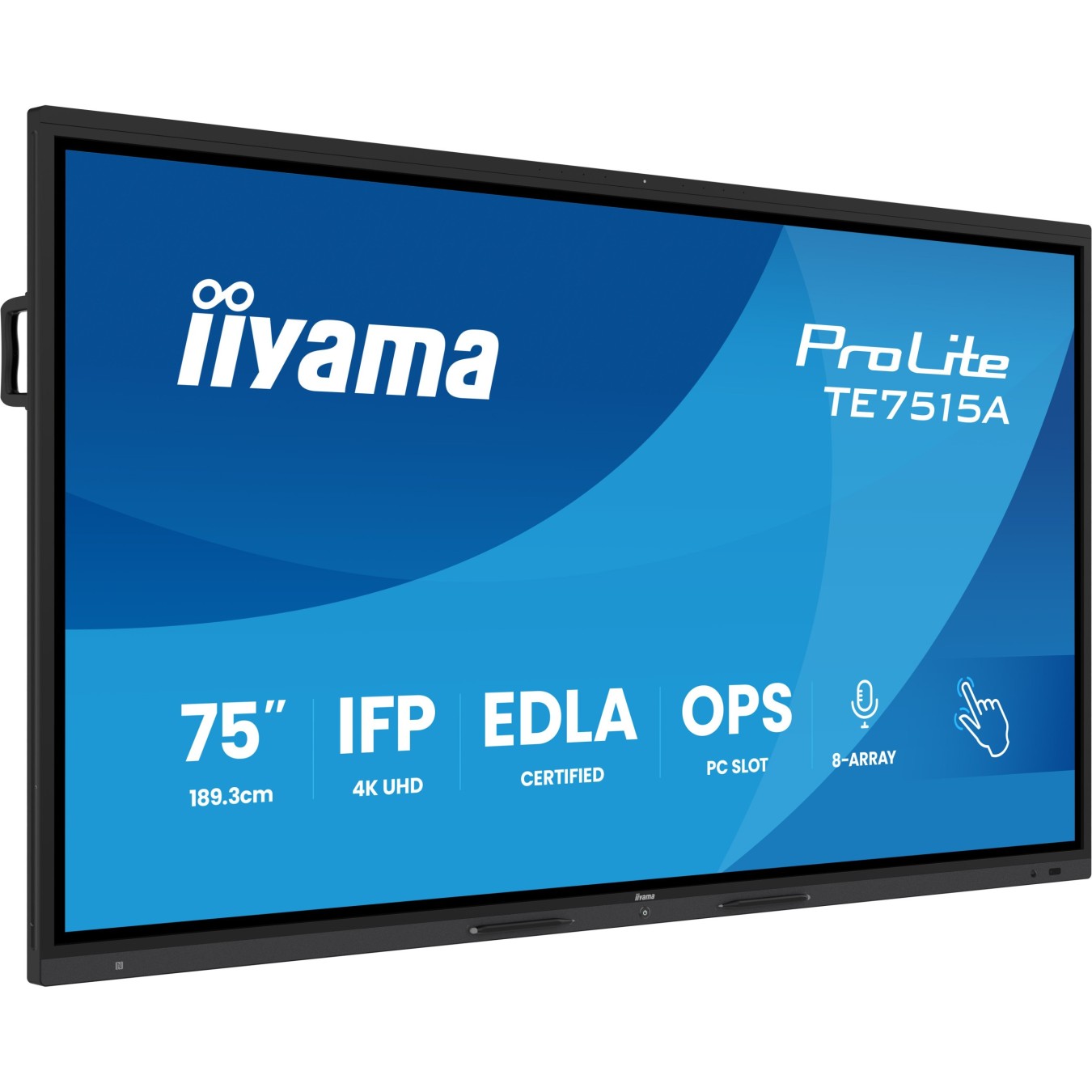 IIYAMA DS - TE7515A - 189.3cm IPS TOUCH 75'' 3840x2160 2xHDMI DP 5xUSB USB-C — Buy in Cyprus with Fast Delivery