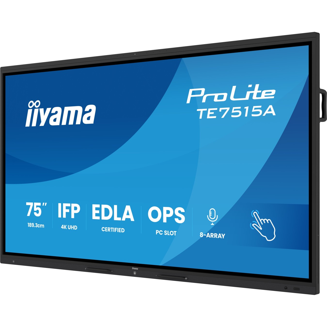 IIYAMA DS - TE7515A - 189.3cm IPS TOUCH 75'' 3840x2160 2xHDMI DP 5xUSB USB-C — Buy in Cyprus with Fast Delivery