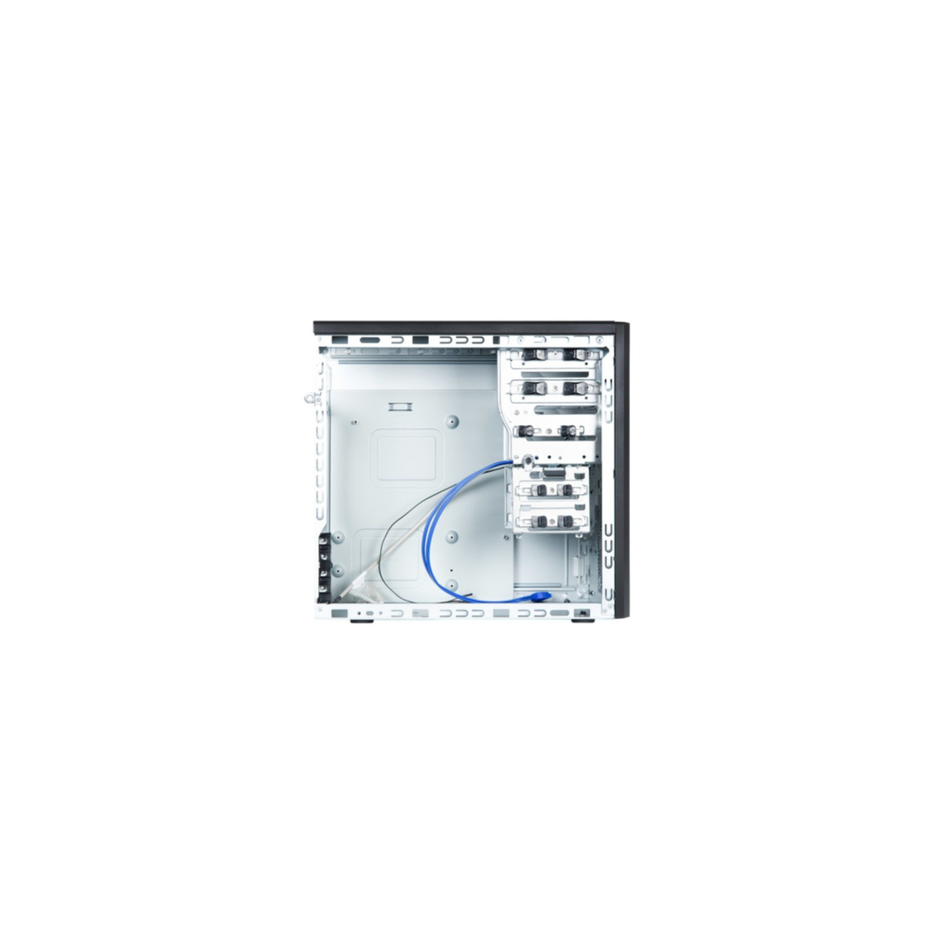 Chieftec BD-25B-350GPB - Black PC Case with 350W PSU - Mini-ITX/Mini-ATX, 340mm GPU, 140mm CPU Cooler