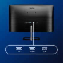 Philips E-line Monitor - 322E1C - 81.3cm 32'' (1920x1080) Curved 16:9 4ms HDMI VGA DisplayPort VESA Full HD Black Silver
