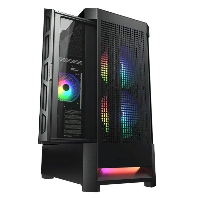 Buy PC Case Cougar Airface RGB Black in Cyprus, Nicosia, Limassol, Larnaka, Pafos