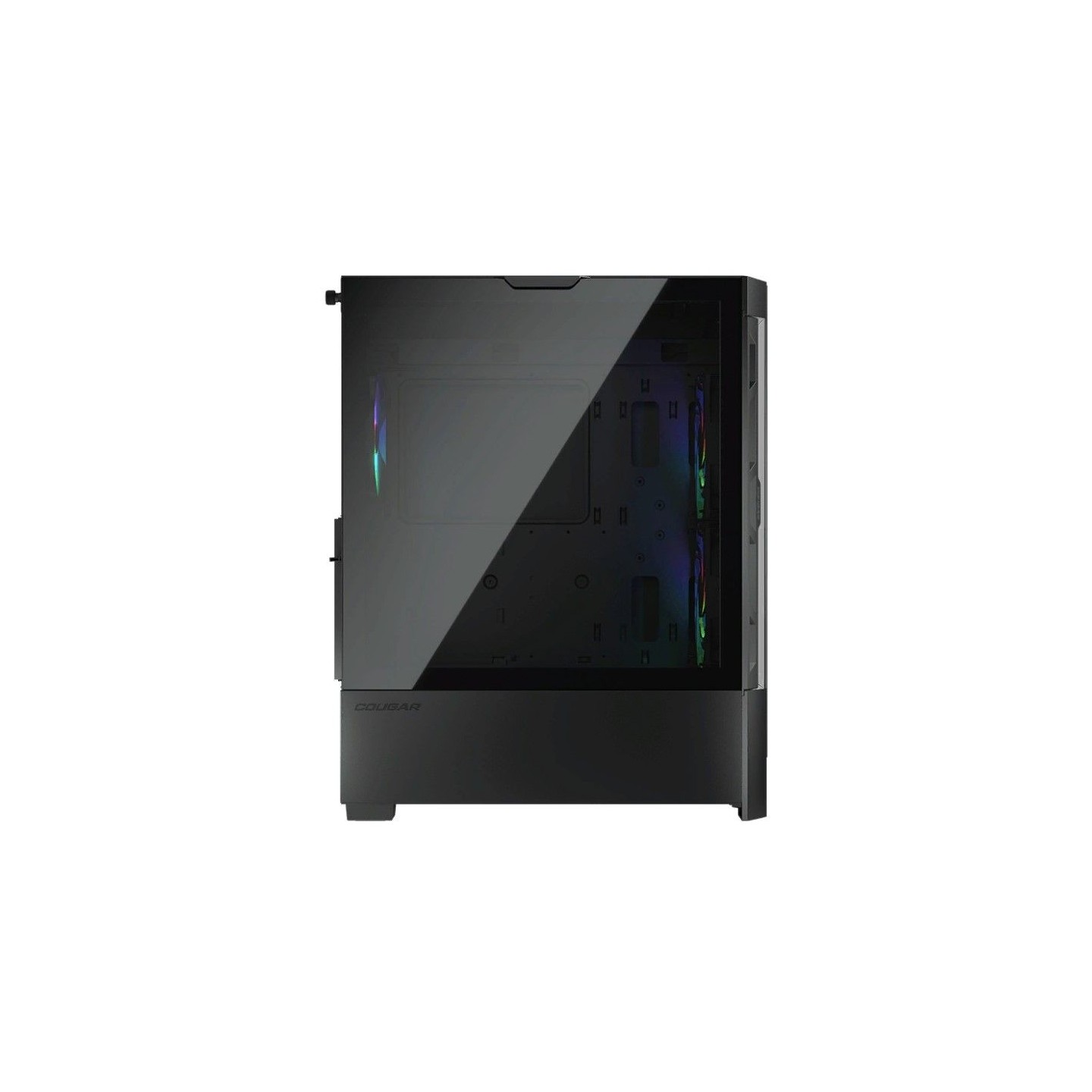 Cougar Airface RGB Black Mid Tower PC Case - 330mm GPU Support - 3x ARGB Fans Included (Boxed)